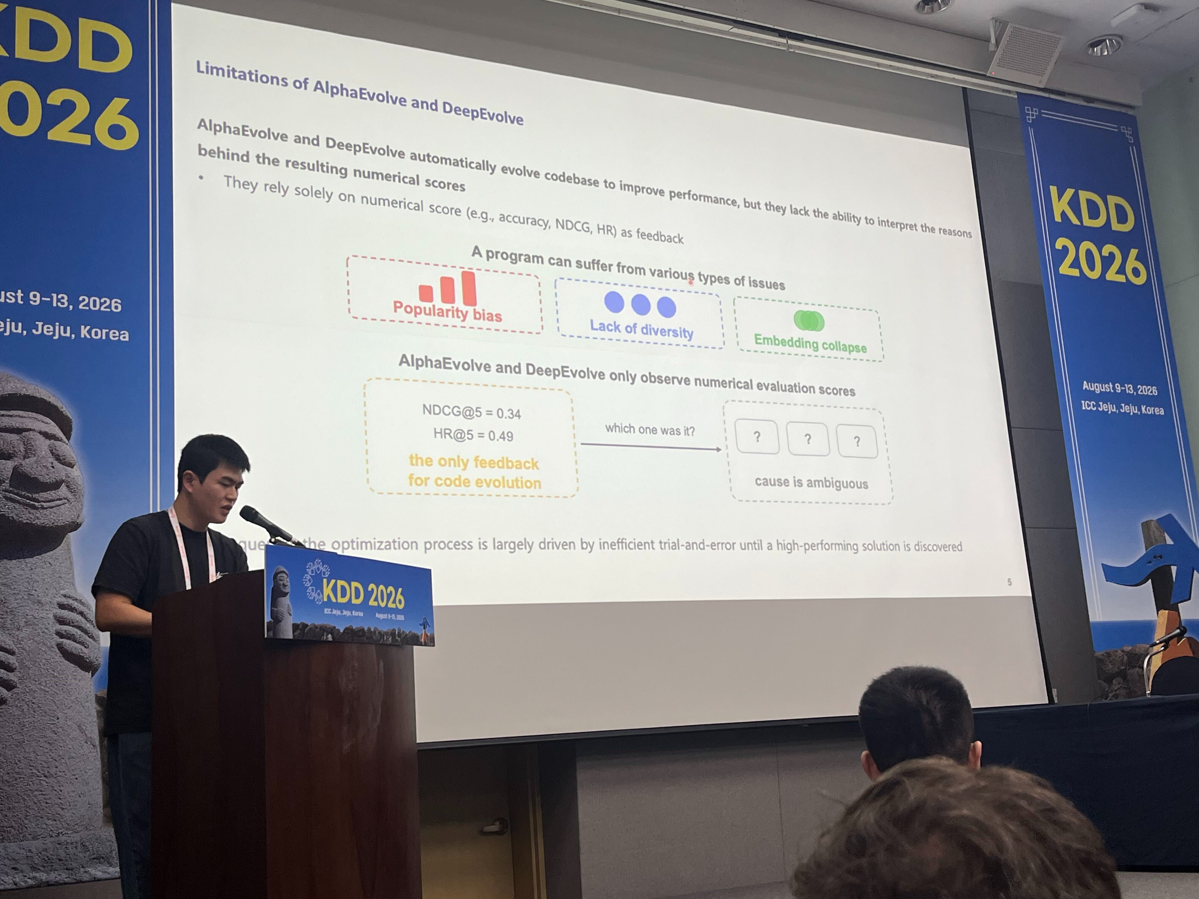 Sein gives an oral presentation